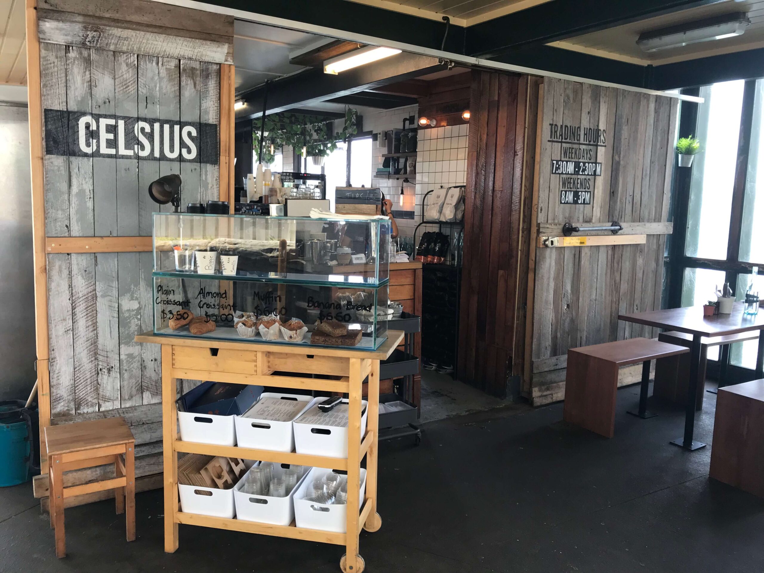 シドニーのカフェ【CELSIUS COFFEE CO.】を撮影した写真