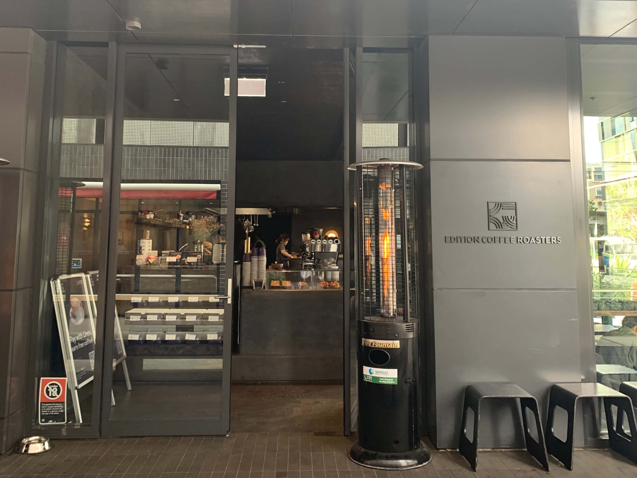 シドニーのカフェ【Edition Coffee Roasters】の外観の様子を撮影した写真