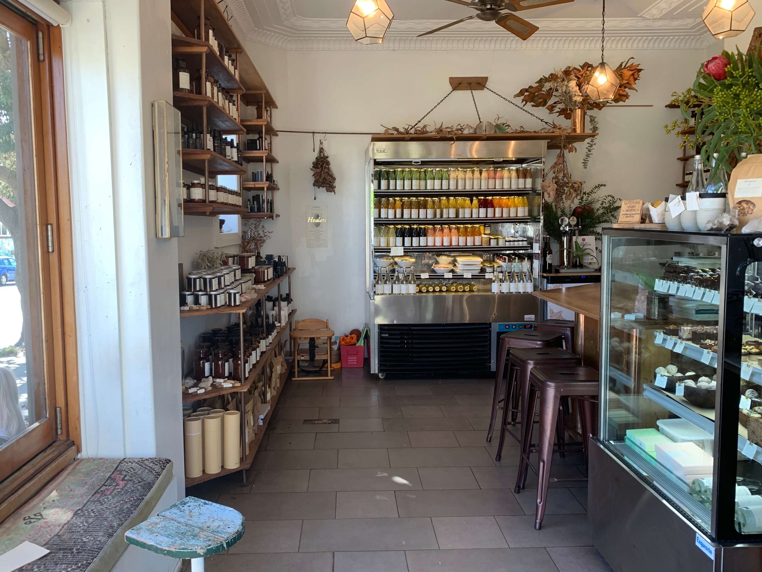 シドニーのカフェ【Orchard St.】の店内の様子を撮影した写真